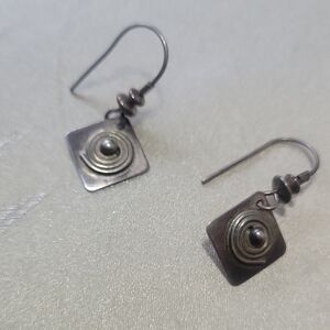 Dainty Sterling Silver Dangle Earrings